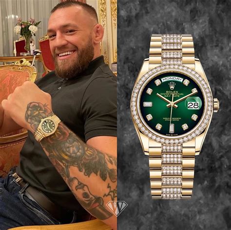 conor mcgregor new rolex price|Conor McGregor watch collection.